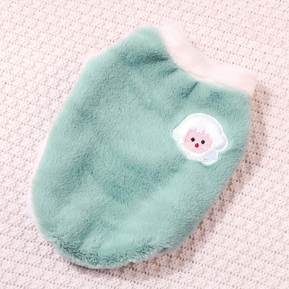 Warm Soft Pet Clothes: Winter Vests for Small/Medium Dogs & Cats