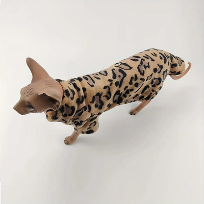 Sphynx Winter Clothes – Soft Warm Thickened Fashion Outfits for Hairless Cats