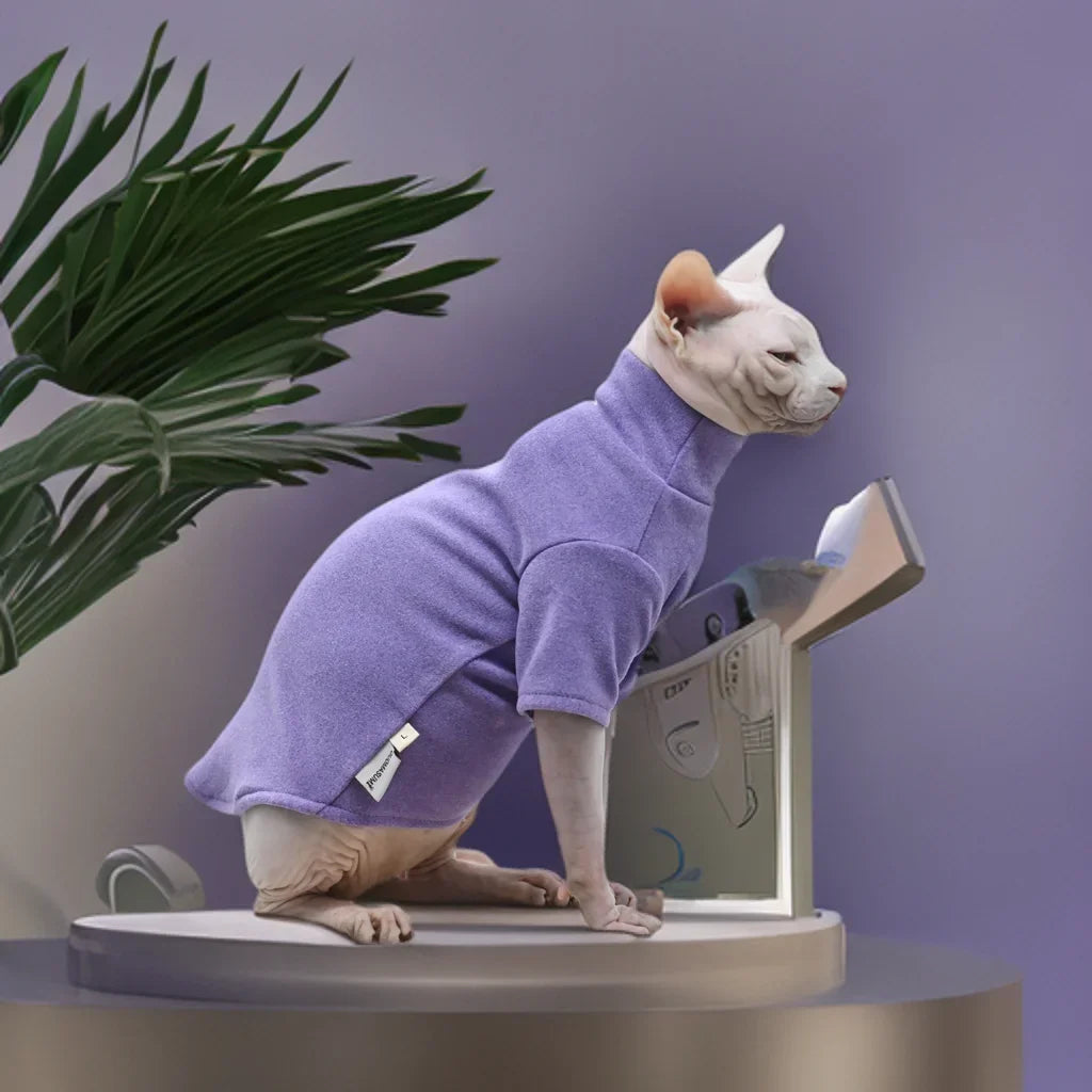 Hairless Cat Clothes – Soft Cuddly Vests for Sphynx, Devon & Kittens