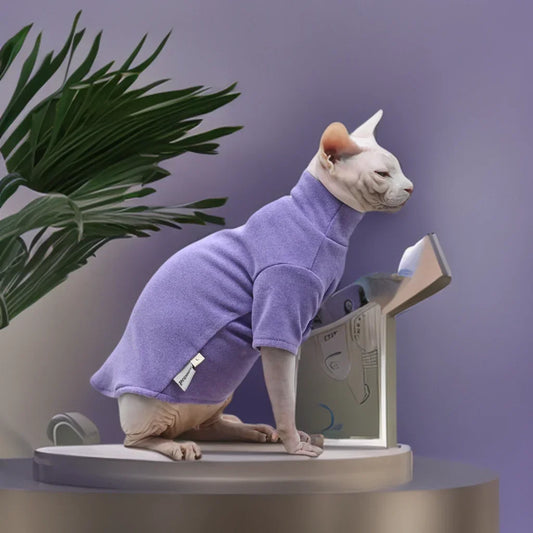 Hairless Cat Clothes – Soft Cuddly Vests for Sphynx, Devon & Kittens