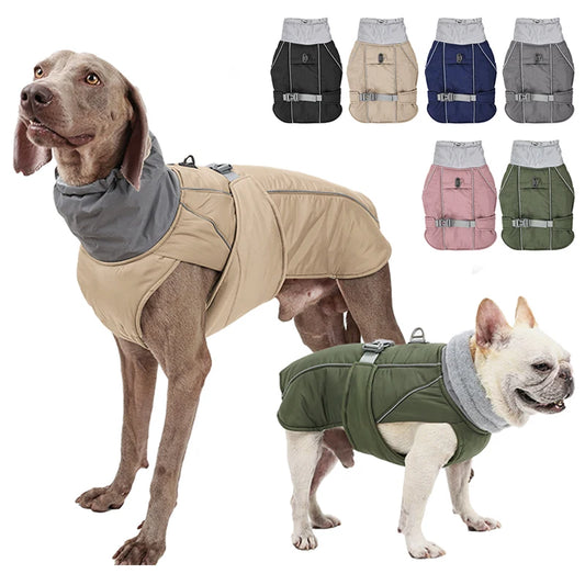Guardian Luxe Jacket: Weatherproof Warmth for ALL Paws! 🌧️✨ + FREE Custom Pet Portrait Badge